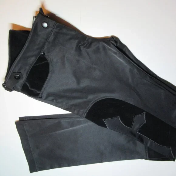 Lip Service Velvet Cross Pants Small Rare Low Rise Goth Rocker Excellent Jeans - Picture 2 of 14